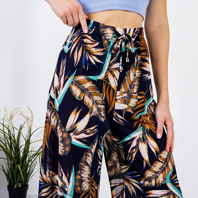 Pantaloni pentru femei multicolori - Îmbrăcăminte