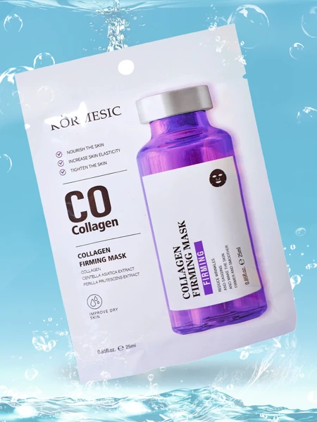 Mască de față tip șervețel cu colagen – fermitate