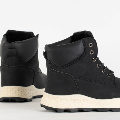 Pantofi de trekking negri pentru bărbați Reden - încălțăminte