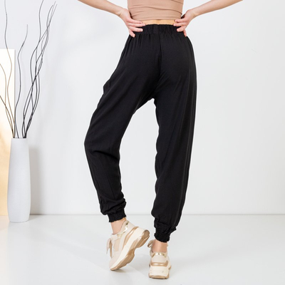 Pantaloni harem de damă negri - Îmbrăcăminte