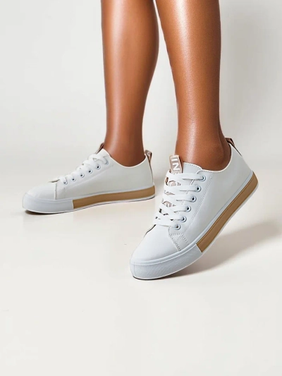 Sneakers ecologice din piele sintetică pentru femei Royalfashion Eccola