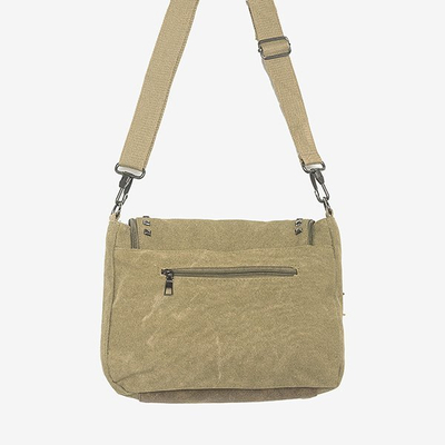 Geantă de mână cu ornamente maro - Genti de mână