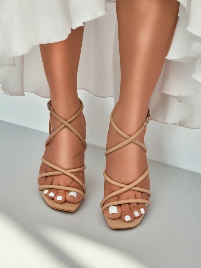 Sandale cu toc gros pentru femei Royalfashion Elysia