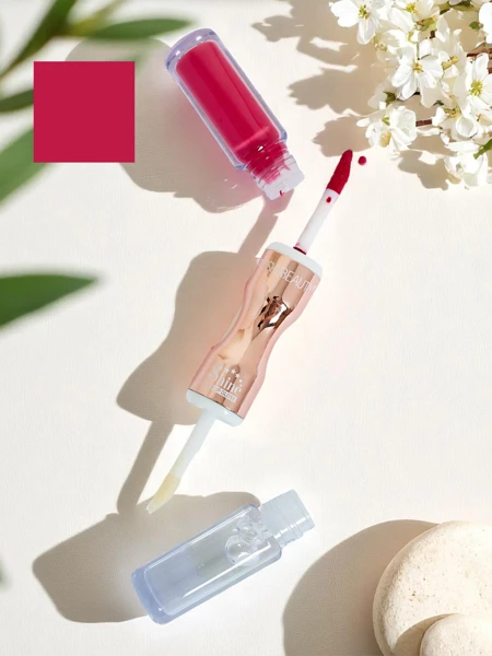 Ruj și gloss transparent 2-în-1 Velvet Punch