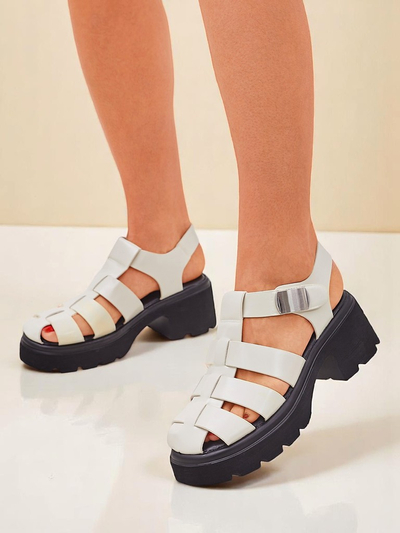 Royalfashion Sandale romane pentru femei Bratz