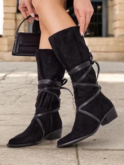 Royalfashion Cizme cu toc jos Rolizoo