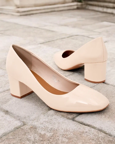 Papuci cu toc scazut pentru femei Royalfashion Penoi