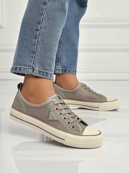 Sneakers perforate Royalfashion pentru femei Rebbse