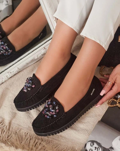 Royalfashion Mocasini de damă din mărgele ajurate Namis