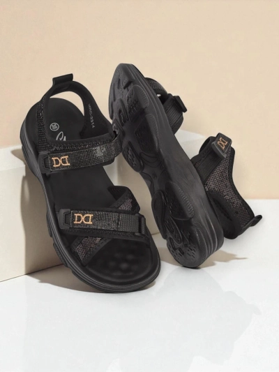 Royalfashion Sandale de damă cu paiete ShineStep