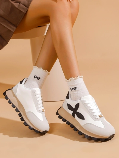 Royalfashion Sneakers sportive pentru femei pe o talpă mai groasă Aloqa