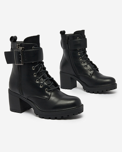 Royalfashion Black Cacelin Black Cacelin Stiletto Boots