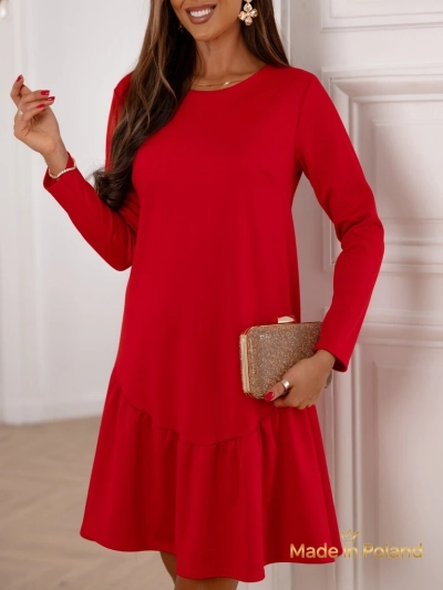 Rochie mini de damă cu volan
