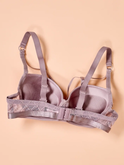 Royalfashion Sutien pentru femei decorat cu dantelă și bretele