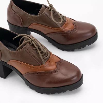 OUTLET Pantofi de dama maro inchis pe postul Tiarino - Incaltaminte
