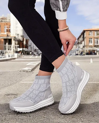 Royalfashion Adidași sport înalți pentru femei Lori