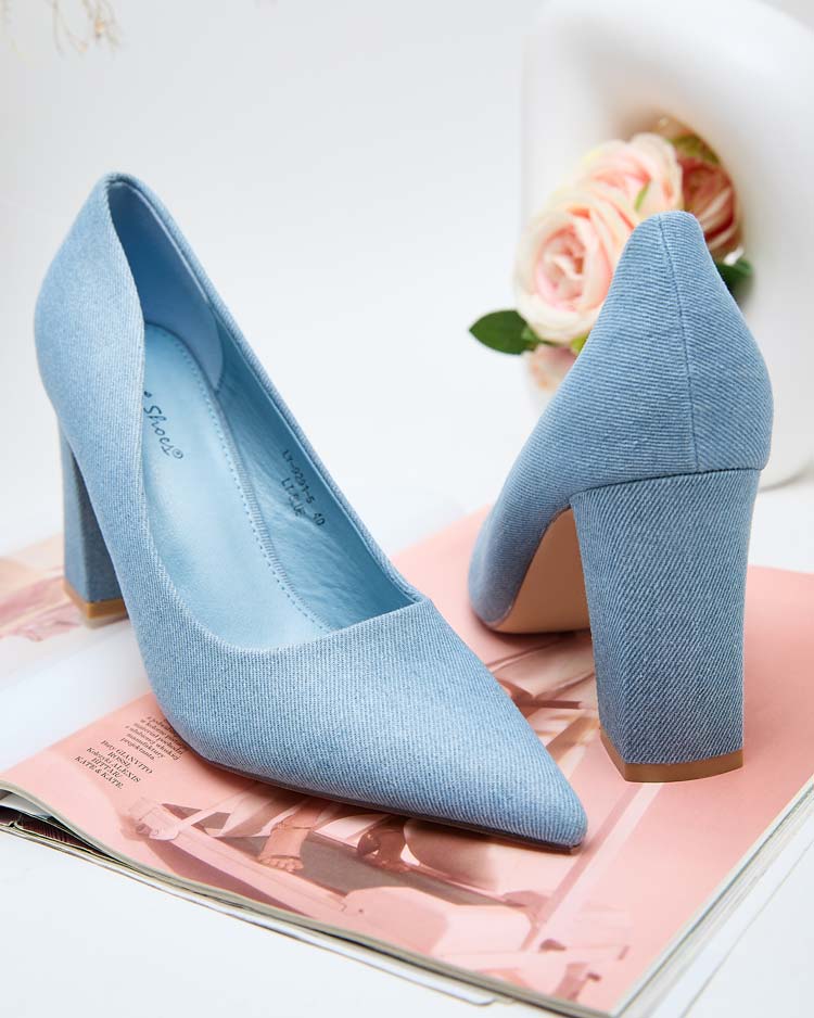 Royalfashion Pantofi cu toc stiletto pentru femei Jeansem