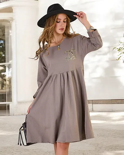 Royalfashion Rochie din țesătură pentru femei