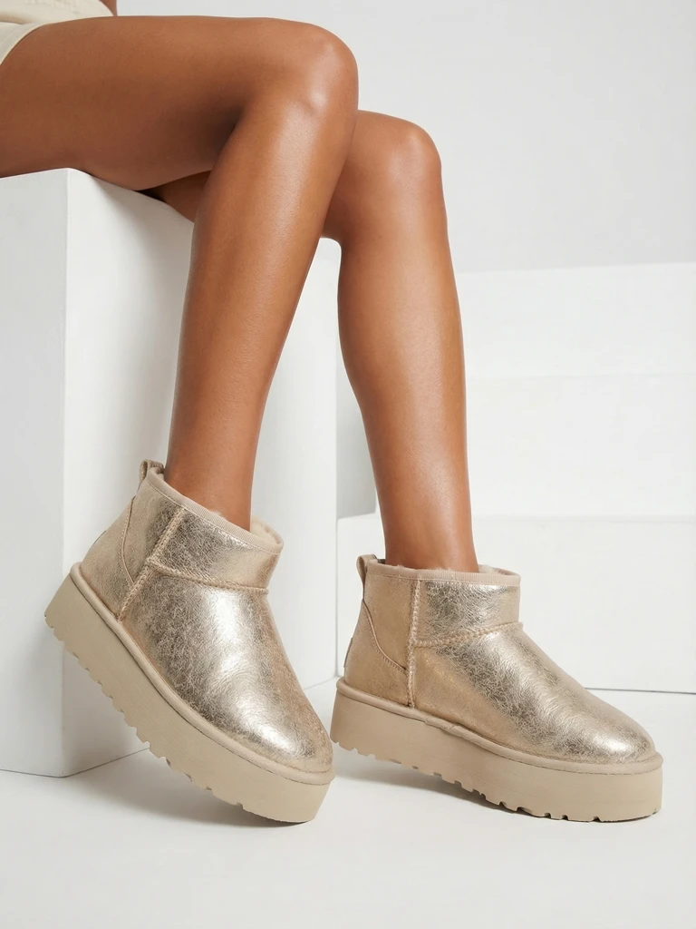 Royalfashion Cizme de zăpadă cu platformă pentru femei a'la Dagodo