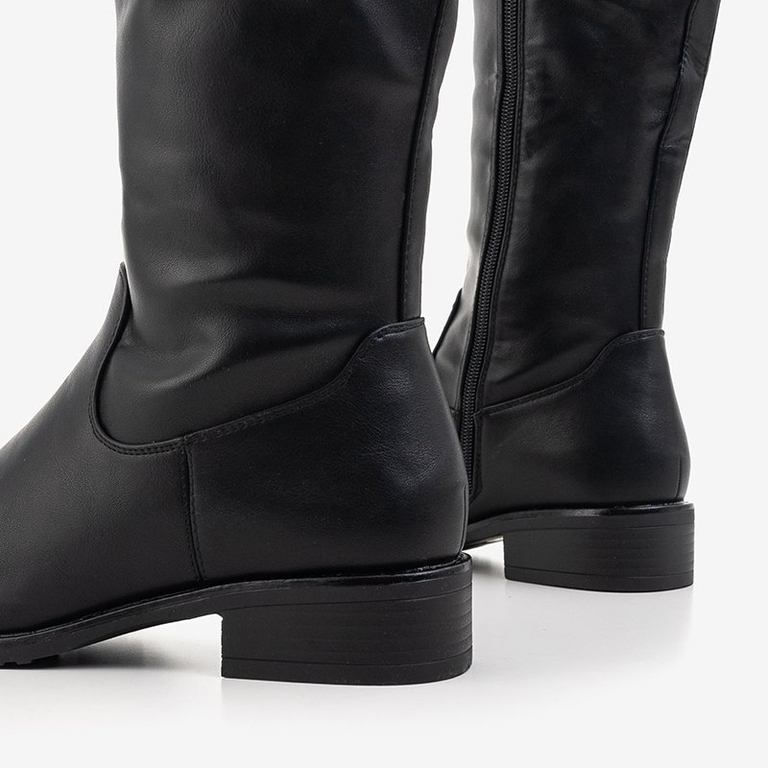 Cizme negre înaintea genunchiului Dea Dia - Încălțăminte