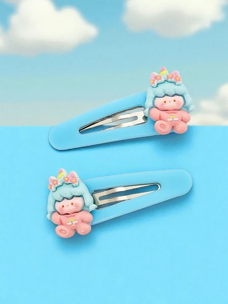 Agrafe de păr colorate Angelicornia