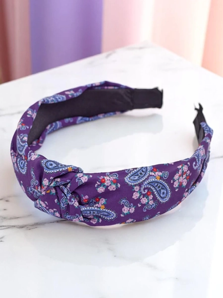 Royalfashion Molly Twist bentita împletită cu model