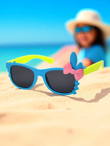 Royalfashion Bunny Shine Ochelari de soare pentru copii cu decorațiuni