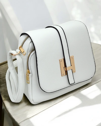 Royalfashion geantă pătrată versatilă din ecopiele