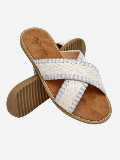 Sandale pentru femei Royalfashion cu curele țesute Bornes