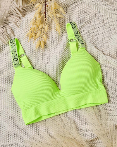 Royalfashion Sutien cu nervuri pentru femei