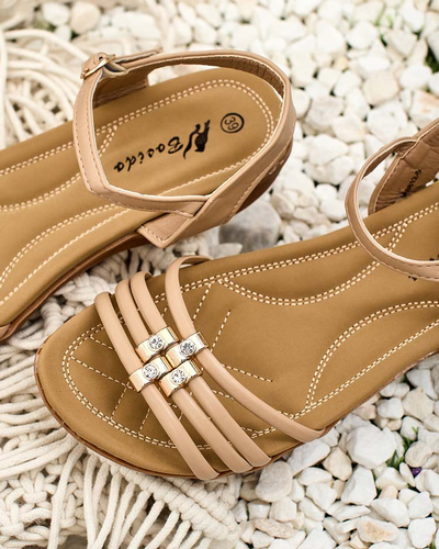 Royalfashion Sandale Sun Crusher decorate pentru femei