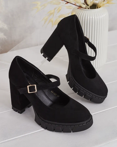 Royalfashion Pompe eco-suede Elomma pentru femei