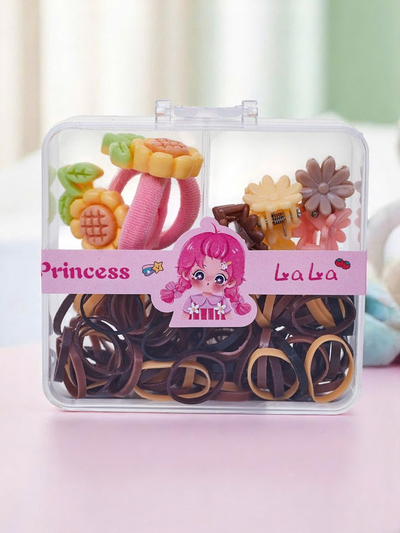 Royalfashion Set de clame și elastice de păr pentru copii MiniJoy