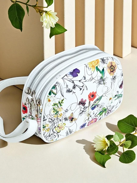 Royalfashion Geantă mică de damă din piele ecologică Floriana