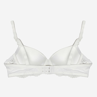 Sutien alb dama cu dantela - Lenjerie intima
