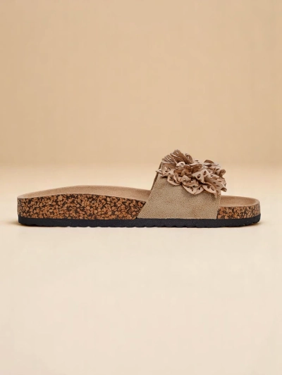 Royalfashion sandale pentru femei cu flori Occes