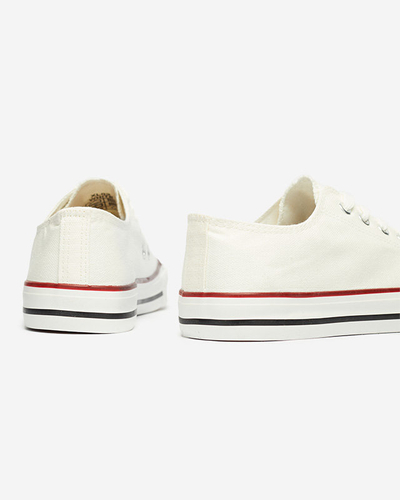 Tenisi de damă Noenoes albi și verzi - Încălțăminte