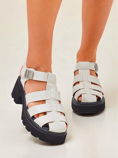 Royalfashion Sandale romane pentru femei Bratz