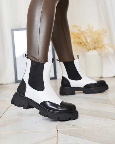 Royalfashion Cizme albe pentru femei Userrus