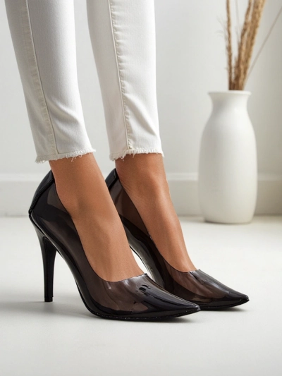 Royalfashion Stiletto-uri transparente pentru femei Selqoa