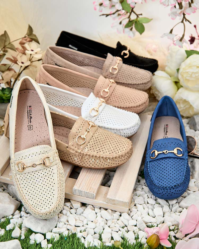 Royalfashion Mocasini de damă traforați Mill