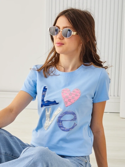 Royalfashion Bluza din bumbac pentru femei