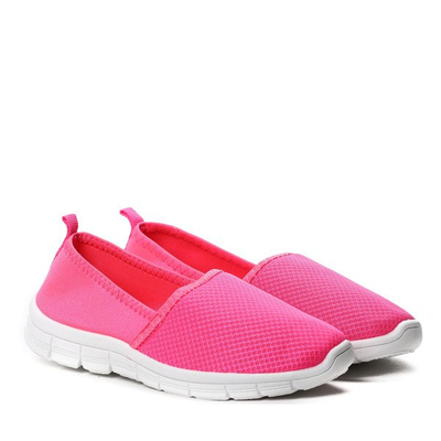 Dziecięce, różowe slip on sportowe - Obuwie