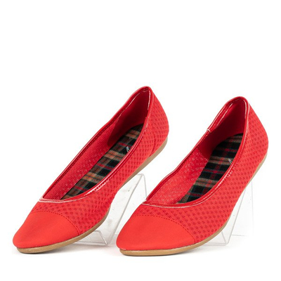 Balerini rosii de dama Susanita - pantofi