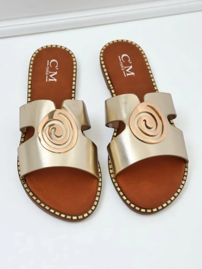 Royalfashion papuci pentru femei cu talpă joasă Glam Bliss