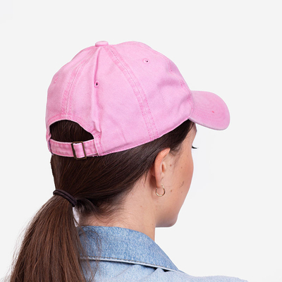 Șapcă de baseball din denim roz de damă - Accesorii