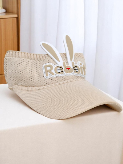 Royalfashion Șapcă de soare pentru copii cu urechi de iepure