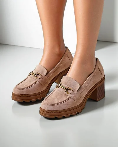 Mocasi pentru femei cu toc Royalfashion Tollinge