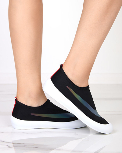 OUTLET Tenisi slip-on dama negri Lerick - Incaltaminte