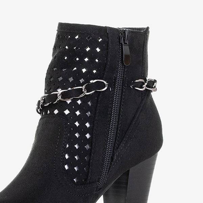 OUTLET Cizme negre pentru femei negre Ynes - Încălțăminte